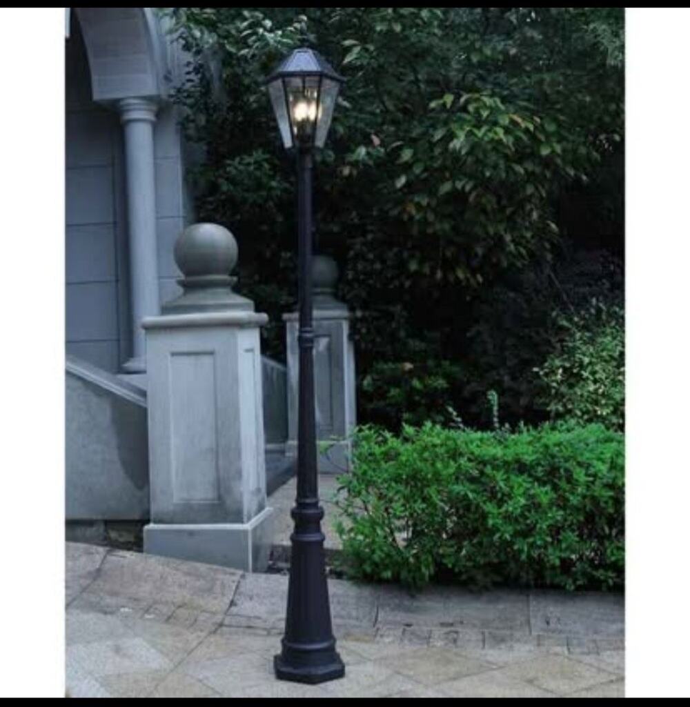 Lutec LONDON Classic 6 Side Lantern - Black (6951301189)